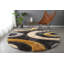 Tapis abstrait gris / jaune Thionville-354890456