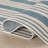 Talos Coastal Striped Machine Printed Washable Rug-119633480