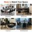 Chaise d'appoint rembourrée en similicuir Frania-1642740806-1650723340
