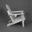 Chaise Adirondack pliante en PEHD avec porte-gobelet double - Chaise Adirondack en composite avec texture bois-907826924