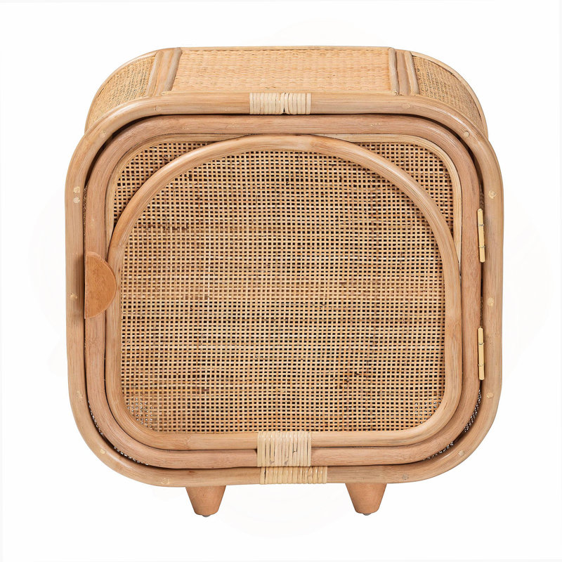 Table de chevet, table d'appoint avec tablette intérieure
