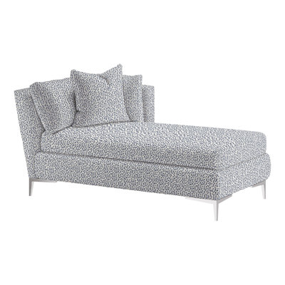 Chaise longue rembourrée Aiden