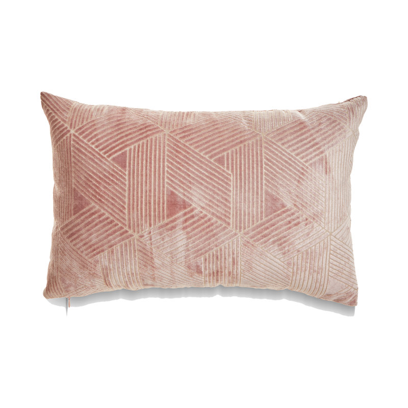 Cottage Life Throw Pillow, Pink, Polyester