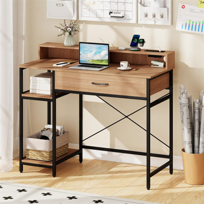 Metal Base Computer Desk