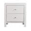 Table de chevet transitionnelle blanche élégante-1626990494