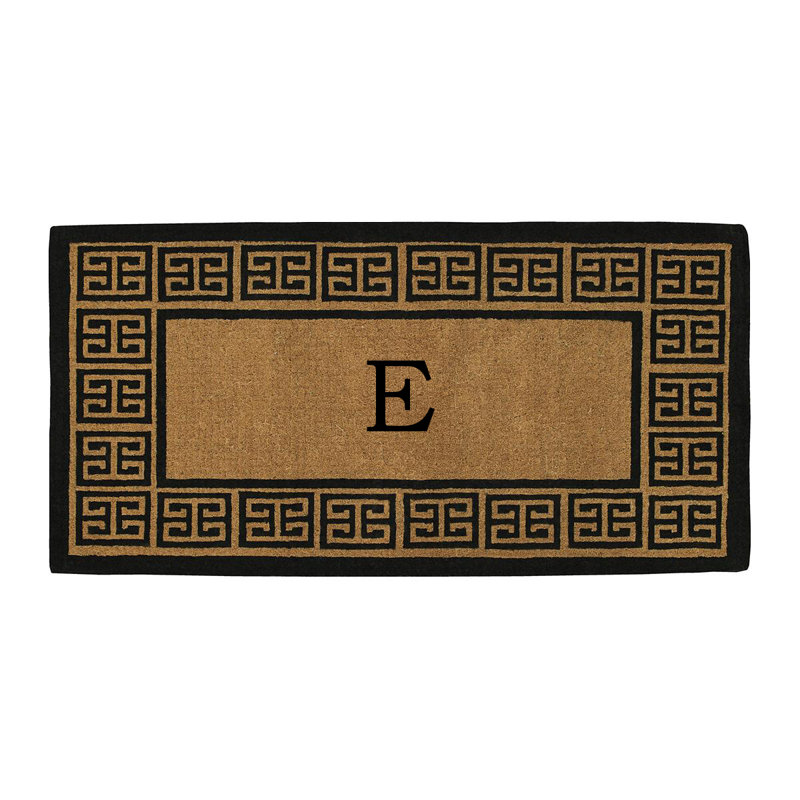 Steinway Geometric Outdoor Doormat, E, 1'6" x 2'6"
