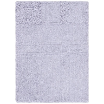 Easy Care 225 Hand Tufted Recycled Cotton Machine Washable Geometric Indoor Use Only Rug