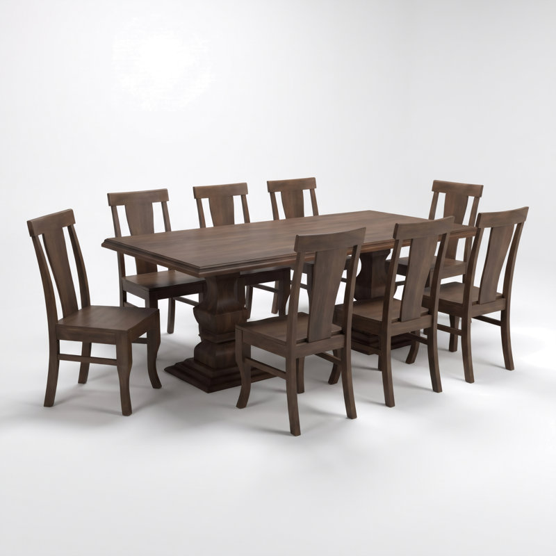 Table de salle à manger Josiane, 96"L x 42"W, Natural