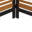 2 panneaux de clôture pour climatiseur d'extérieur en bois massif de l 38 po x H 42 po - Intimité et ventilation - Clôture de cour / jardin / patio optimisée