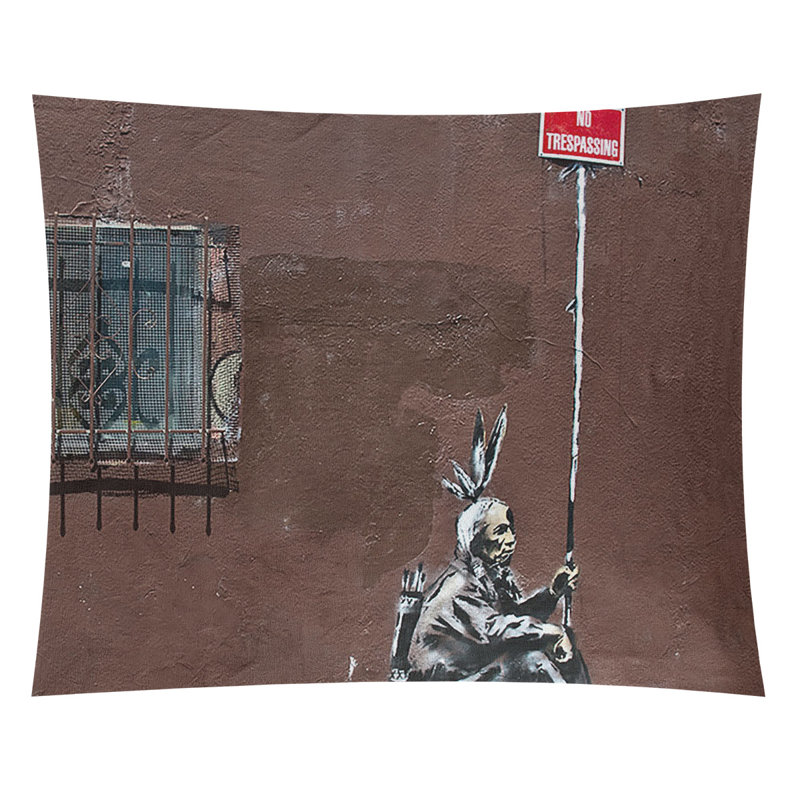 Polyester Tapestry, 68" H x 80" W x 1" D