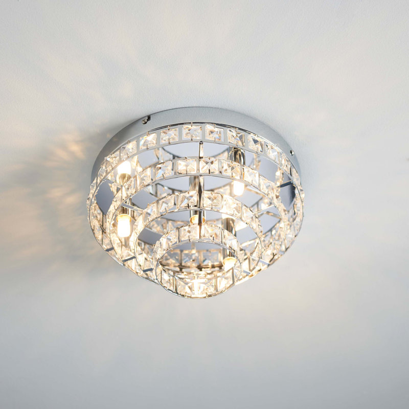 Octavia Glass Flush Mount