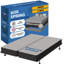 Sommier tapissier / base en bois fendu pour support de matelas, entièrement assemblé-457351296-457351419