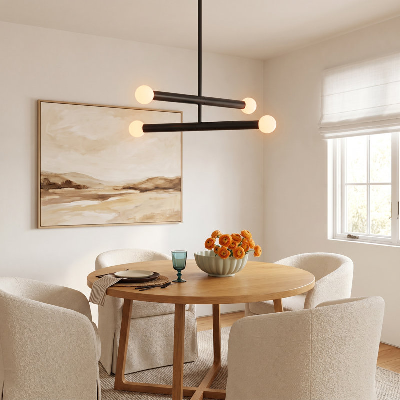 Kenza 4 - Light Pendant, Black