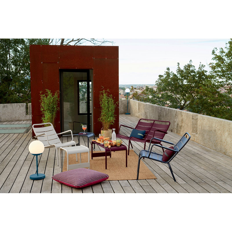 Luxembourg Stacking Patio Dining Armchair, Cotton