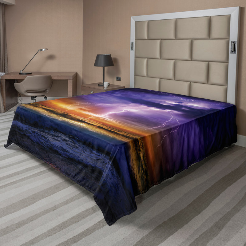 Drap-housse Ambesonne, Drap plat pour très grand lit californien
