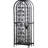 45 Bottle Wrought Iron Wine Rack Jail With Lock