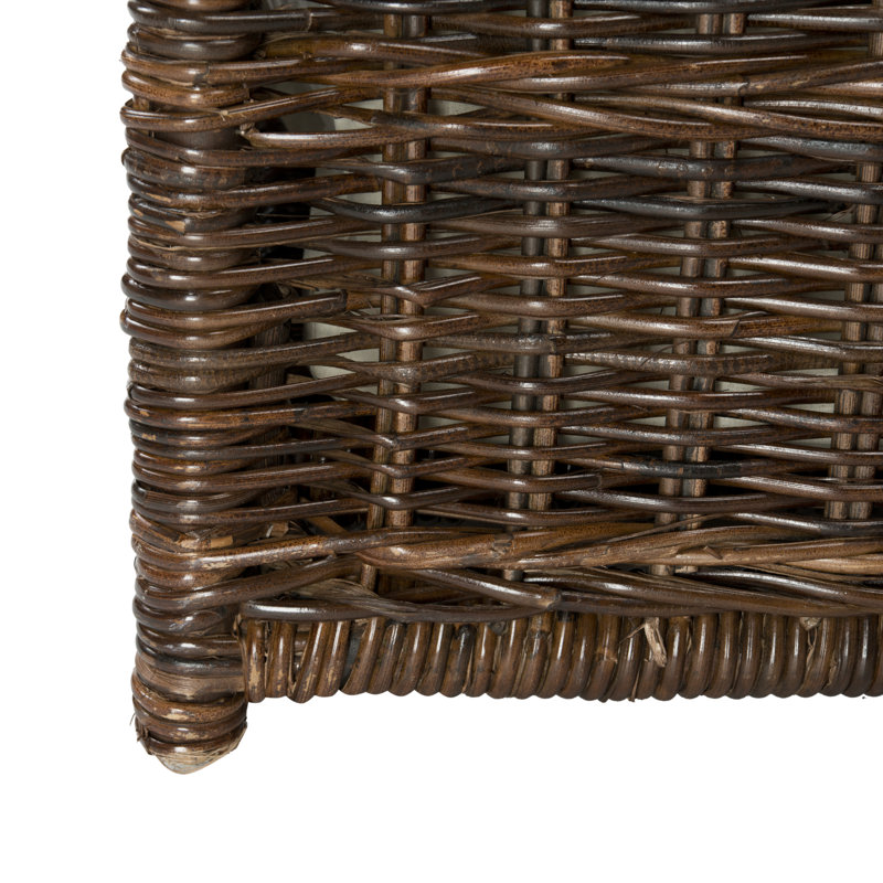 Caden 46" Wicker Storage Trunk, Brown