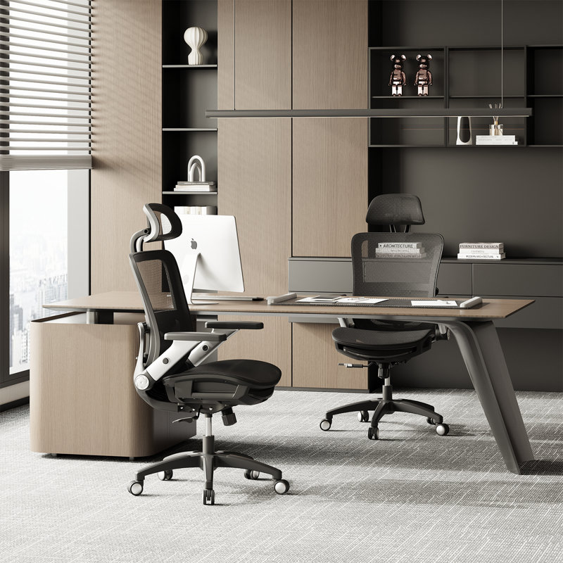 Fauteuil de bureau Ergo Mesh, Noir, noir, noir, noir, Noir, noir, noir, noir