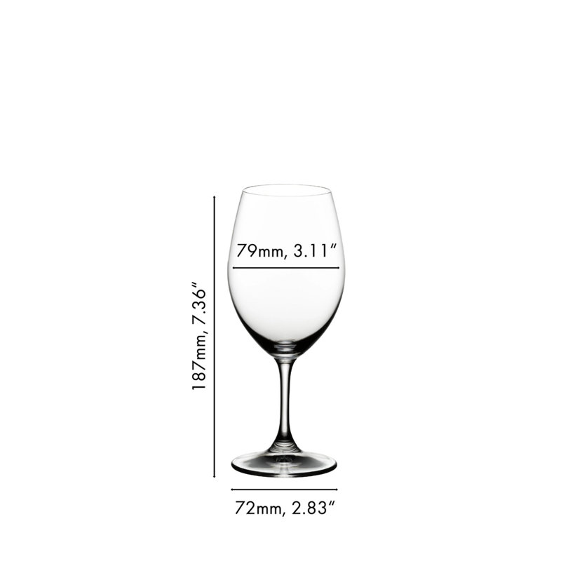 RIEDEL 6408/00 Ouverture Red Wine Glasses, 12.35 oz Capacity, Clear, Pack of 2
