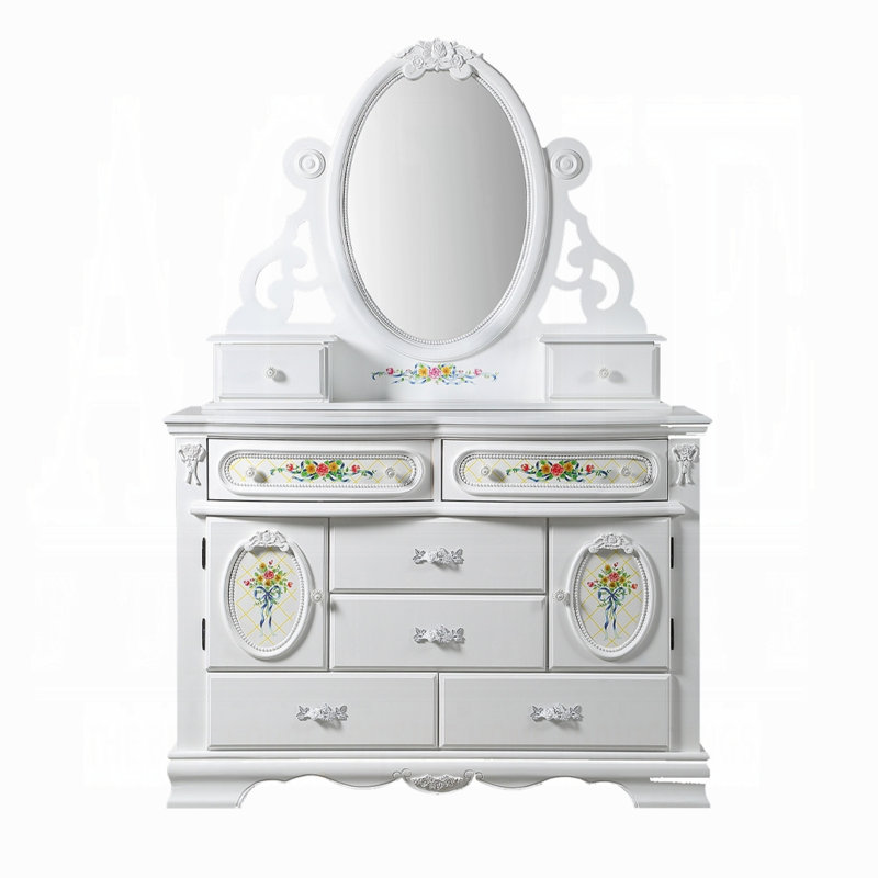 Commode avec miroir Flora