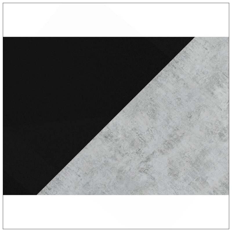 Table d'appoint, console, vestibule, étroit, canapé, salon, chambre à coucher, stratifié gris et noir, contemporain, moderne