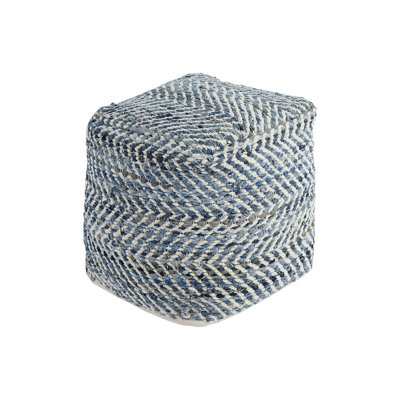 Upholstered Fabric Ottoman