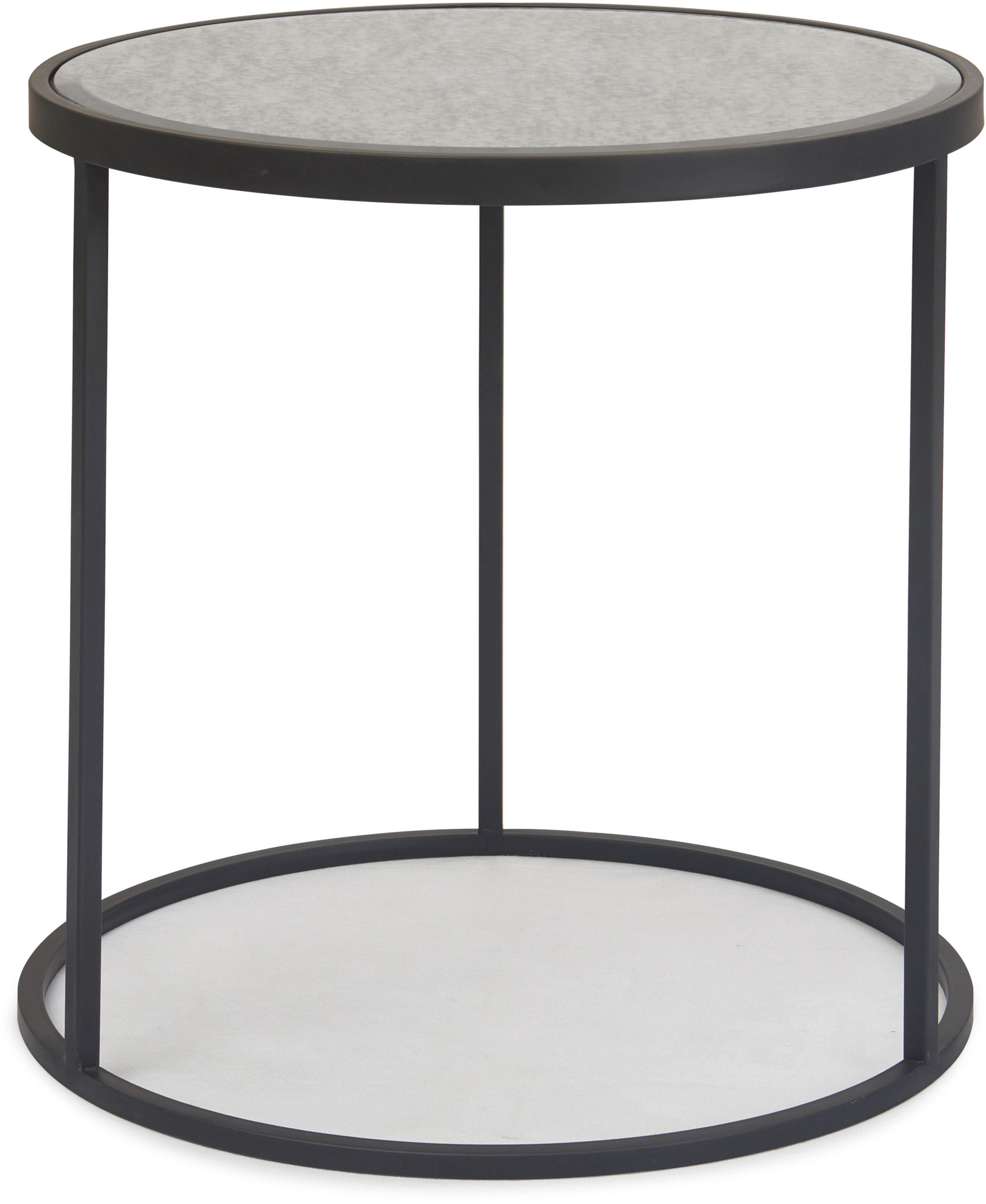 Finch Wyred Round Mirrored Side Table | Wayfair