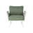 Mariano Steel 4-Pieces Coversation Set, Off White+Green-210516615-210516609