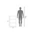Armoire murale H 36 po, 3 tablettes-547471529