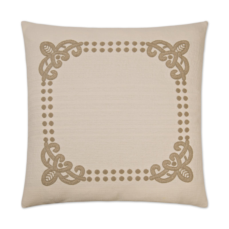 Brouhaha Cotton Blend Throw Pillow
