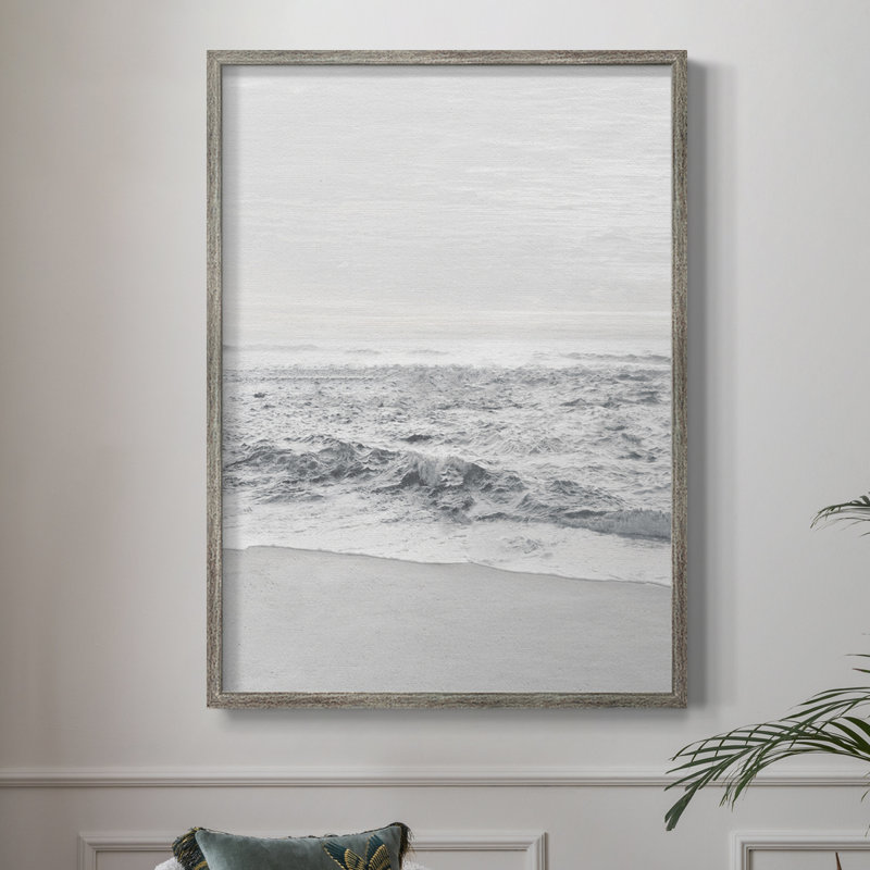 «Gentle Tides II», reproduction encadrée - bois massif, H 21 po x l 17 po