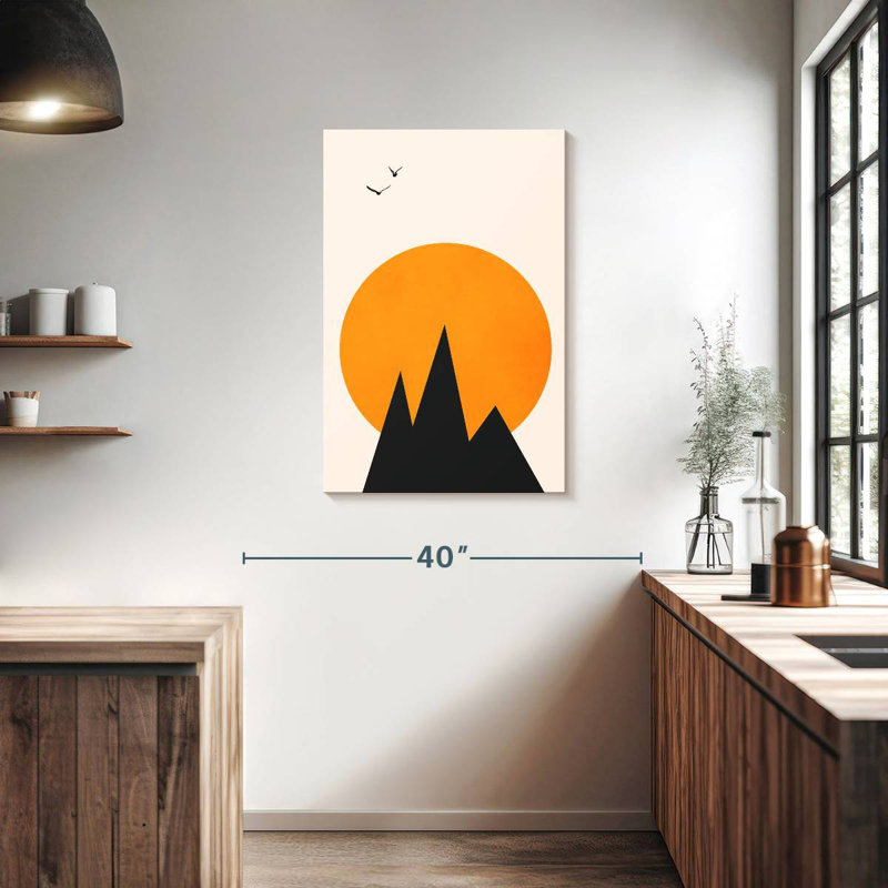 Avery minimaliste Les Alpes, H 36 po x l 24 po