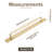 Solid Spindle Bar Pull With Backplate(Gban)-119745795-119745799