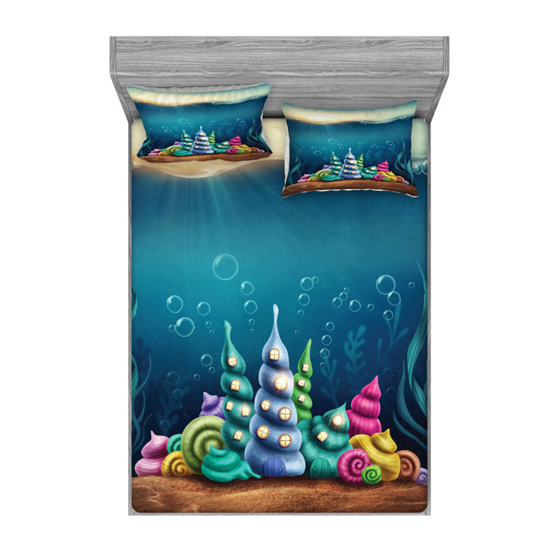 Microfiber Sheet Set, Full Sheet Set with Fitted Sheet