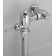 High Efficiency Manual Toilet Flushometer Valve in Polished Chrome