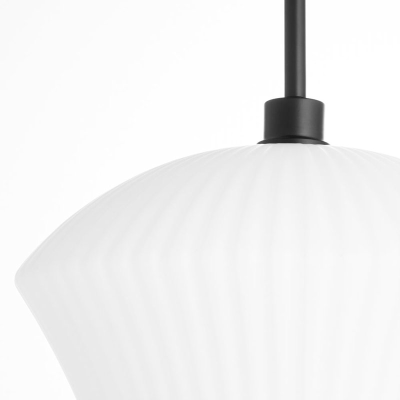 Luminaire suspendu 1 lumière Monsita, Matte Black