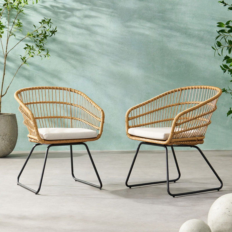 Fauteuil d'extérieur, Beige / brun clair
