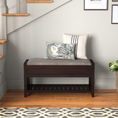 Ingleside Upholstered Flip Top Storage Bench