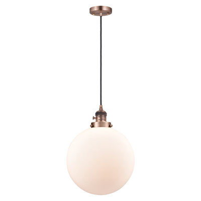 1 - Light Single Globe Pendant