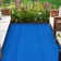 Kristofer Contemporary Solid Blue Polypropylene Area Rug