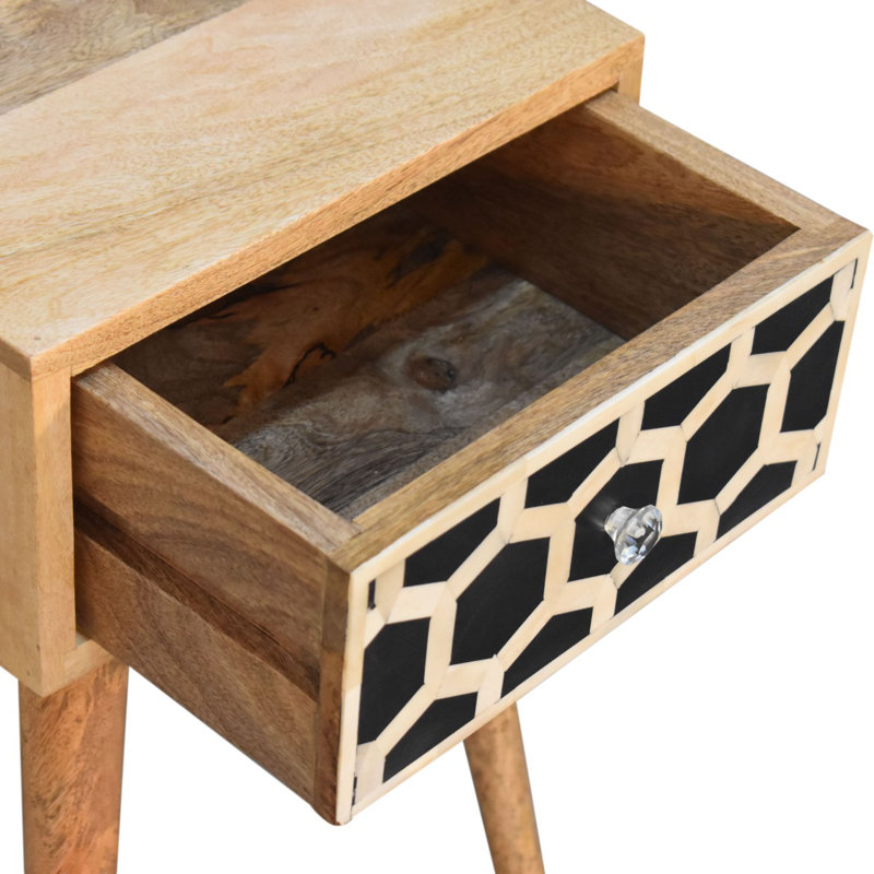 Table de chevet en bois massif Chadly