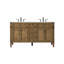 Ensemble de meuble-lavabo double 60 "Rivers-73359949