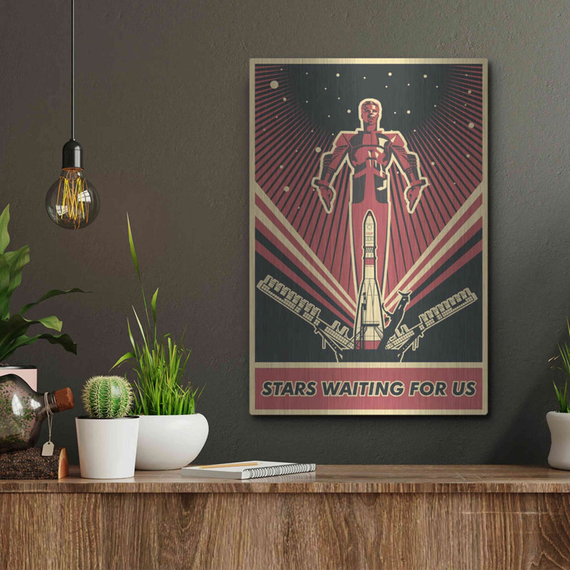 Art mural en métal Winston Porter, H 16 po x l 12 po
