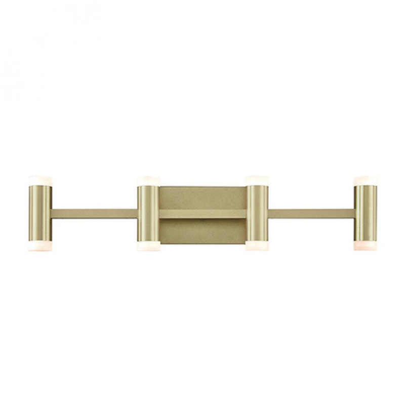 Brazen 4 - Light Bath Bar, Brushed Brass