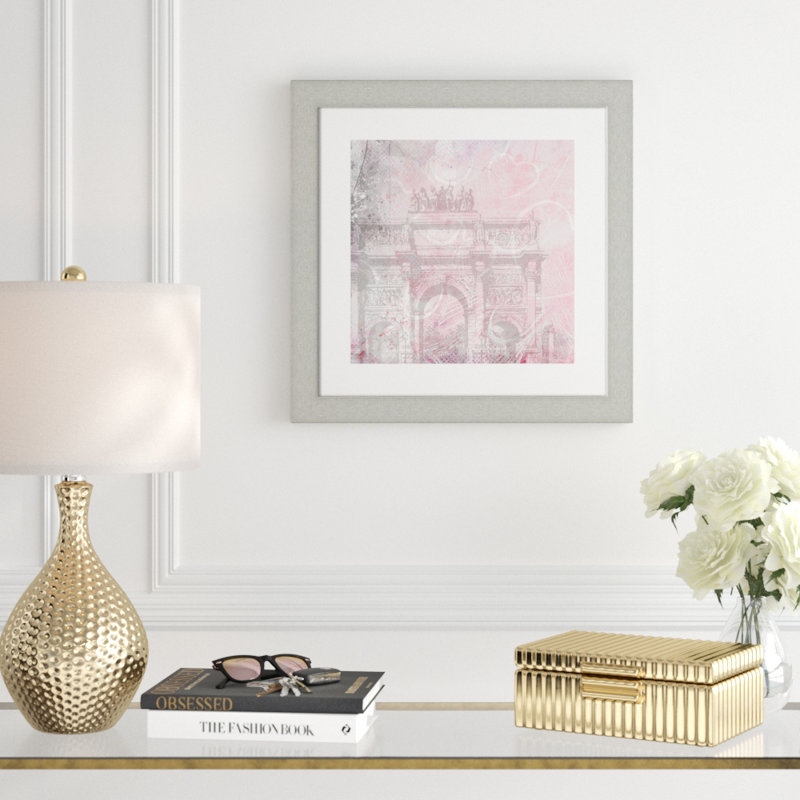 «Pink Day in Paris II» par Dajun, impression encadrée