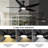 Modern 60'' 5-Blade Dimmable LED Indoor Ceiling Fan With Reversible Motor And Remote Control-1483433507