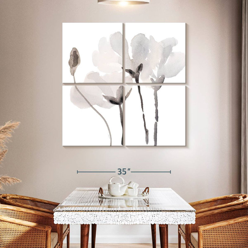 Harnek Tonal Magnolias III, H 45 po x l 45 po