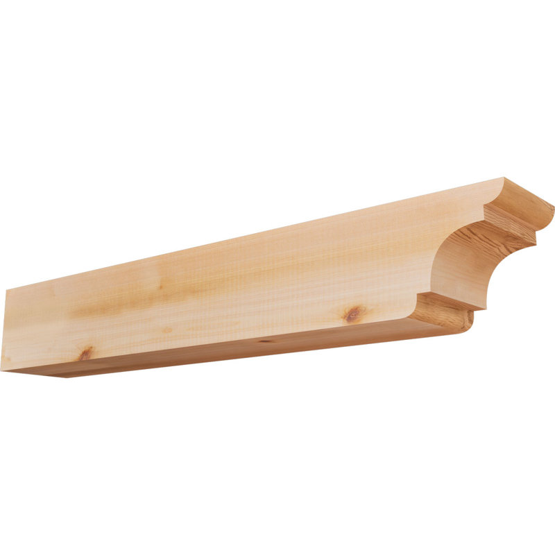 New Brighton Smooth, Cèdre rouge de l'Ouest, 6"H x 5 1/2"W x 36"L