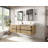 Sonoma Floating Teak 72'' Double Bathroom Vanity with Top-100542280