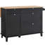 Armoire de rangement avec chariot et poubelle Kitchen Island